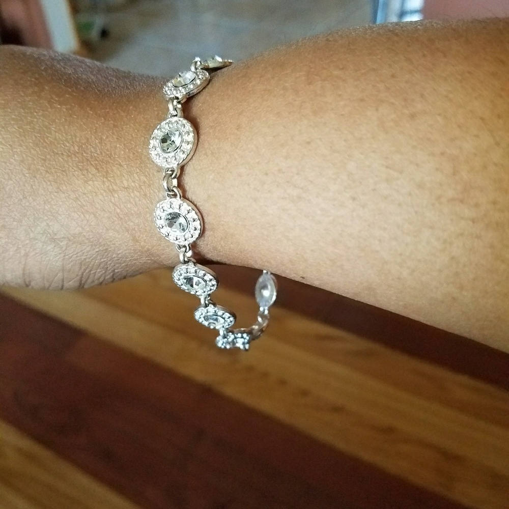 Silver/Diamond Bracelet
